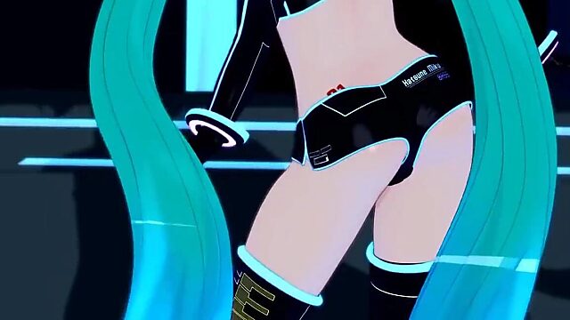 Miku's wild ride with a lucky dude