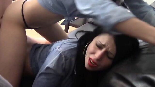 Big cock pounds lucky amateur's anal hard
