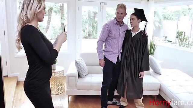 Big-assed MILF rewards son's SAT score with hot fuck