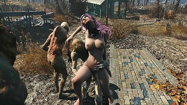 Ghouls Run Wild in Fallout 4 - NSFW