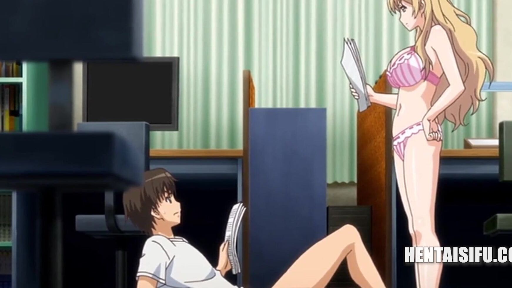 Japanese Anime Studio Girls Fuck Their New Male Intern Hard - XXXshake.com Video