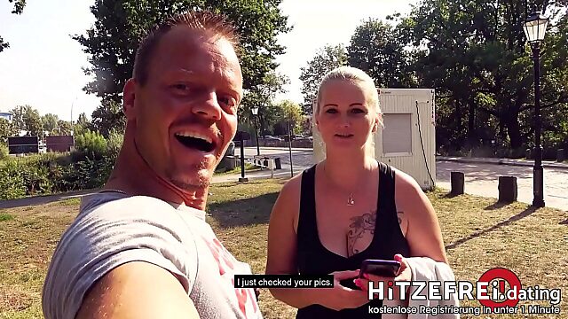 Blonde MILF Mia Gets Fucked Outdoors in Germany's Hot Capital!