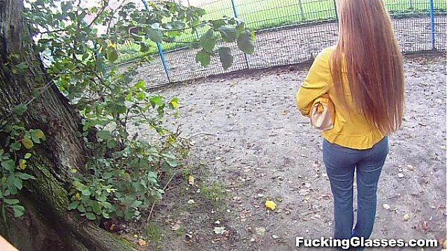 Euro Babe Emma Gets Nailed on Construction Site