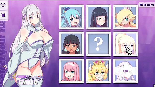 Emilia from Re-Zero: Naughty girl's deepthroat casting part 2 in Big Tits category