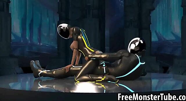 3D Tron bombshell gets well-fucked