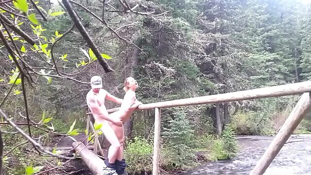 Big Tits Anal Action Outdoors & In Risky Places