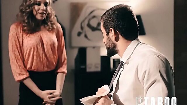 Promotion for Pussy: Office Manager Seduces Tiffany Watson using his Dick