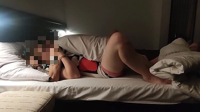 Spy camera captures hotel room sex scandal