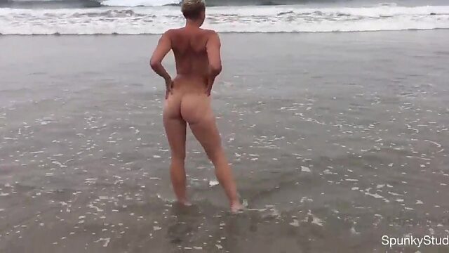 Public Beach Masturbation by SexySpunkyGirl