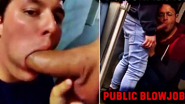 Steamy Compilation of Public Gay Blowjobs!