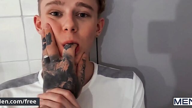 Fingering Twink's Hole Before Pounding Him Doggystyle - Raw and Dirty