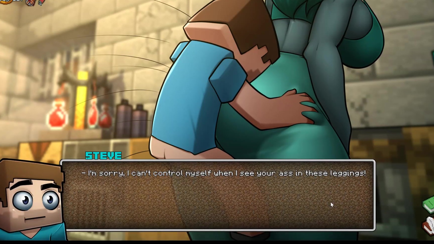 Big booty leggings thigh job