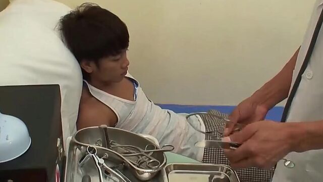 Gay Asian Twink Patient Gets Barebacked by Doctor