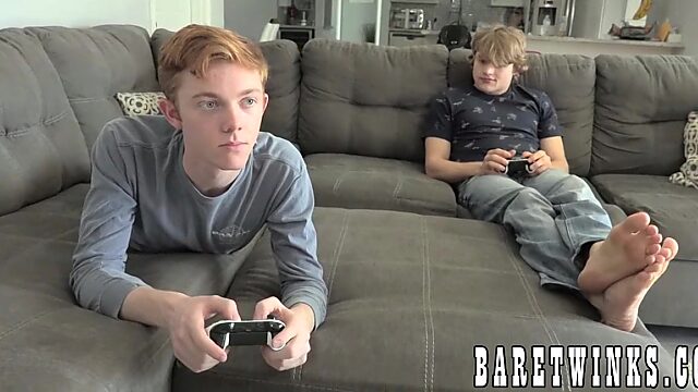 Gamer Twinks Ditch Controllers for Raw Fucking