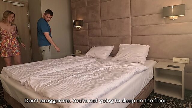 Stepmom Cheats with Stepson in Hotel Room
