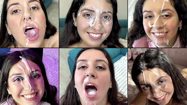 21 Explosive Facial Cumshots - The Best Compilation!