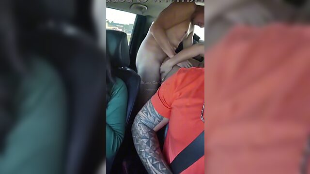 Blonde Banged in Car While Ex Records it All