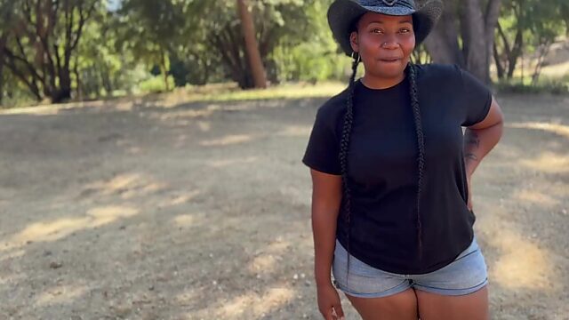 Busty BBW Cowgirl Rides Kendale's Massive Black Cock