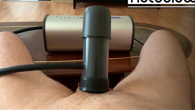 Step-Mommy's Absent, Sneaky Fun with New Cock-Milking VacuGlide Machine by AutoBlow