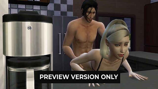 Banging My Chick in the Kitchen - 3D Hentai Action