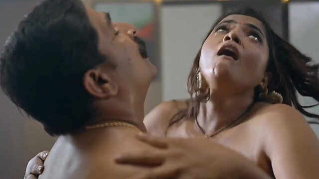 Busty Indian Housewife Gets Drilled by Her Stepdad in Hindi Fuck Fest