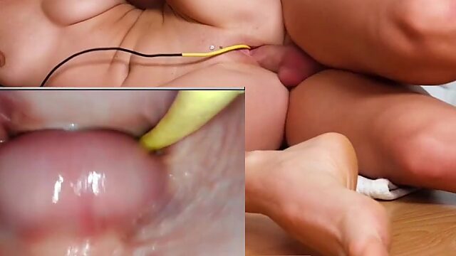 Fick mich! POV-Muschi-Fick und internes Cumshot-Spektakel. Tiefer Schwanz-Action, die mit einem Creampie-Knall endet!