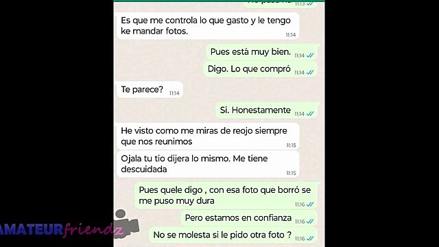 Hung Step-Aunt Accidentally Sends Nude, Ends Up in Dirty Chat Session