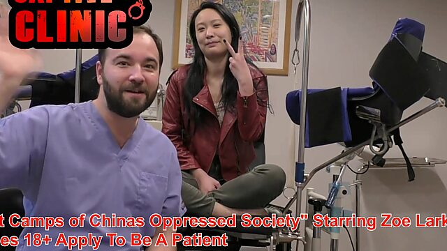 Pannen und Patzer hinter den Kulissen von Zoe Larks abgefahrenem Bondage-Klinik-Dreh