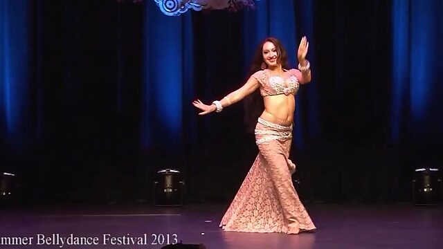 RAVILYA 01 Gets Down and Dirty with a Hot Belly Dance