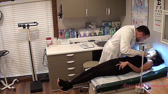 Asian Reality Teen Gets Physical from Doctor with Small Tits