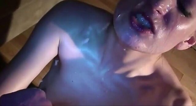 Monstrous Cum Facial in a Homemade Sex Scene