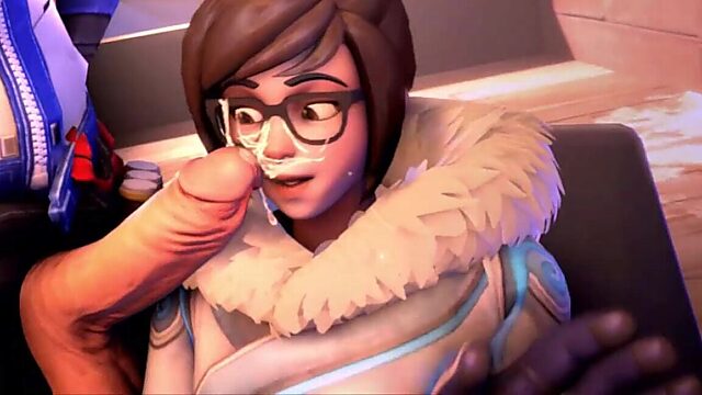 Mei and Soldier76 Get Down and Dirty in Overwatch