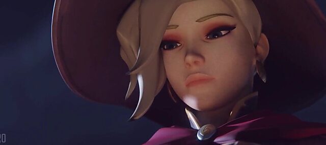 Sexy Witch Mercy and Reaper Halloween Animation by Yeero
