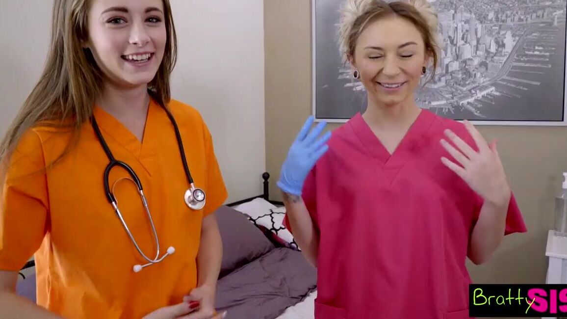 Little step sister. Райли Рид медсестра врач. Bratty sis медсестры. Chloe Temple sister nurse в оранжевом.