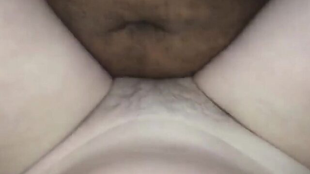 Huge Cock Rails My Hairy White Pussy