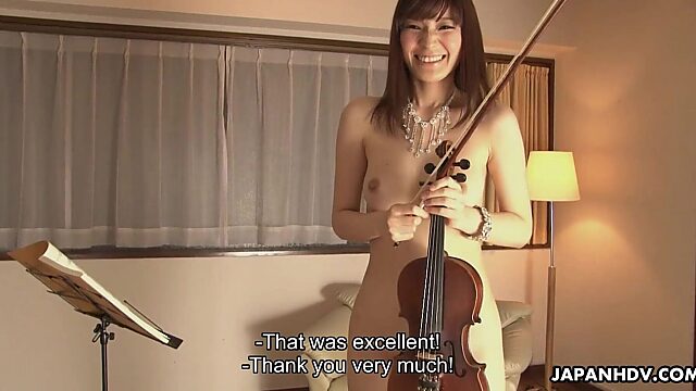 Horny Japanese Wife Yuria Tominaga Fiddles Her Way to Orgasm