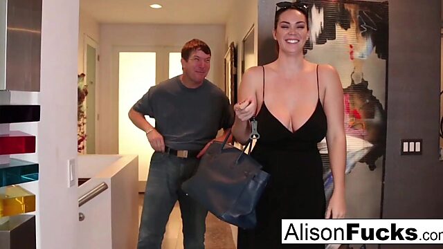 Alison Tyler Takes on Two Cocks in Hot BJ and Cumshot Session